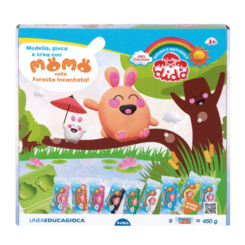 Pasta modellabile Didò modella gioca e crea con Momo nella foresta incantata – 450 g – F362100