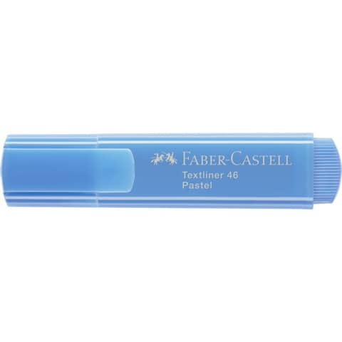 Evidenziatore Faber-Castell Textliner 1546 – conf. 10 pz – colore pastel oltremare – 154668