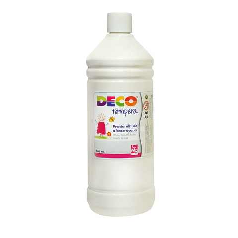 Tempera in flacone Deco 500 ml – bianco – PF550/01
