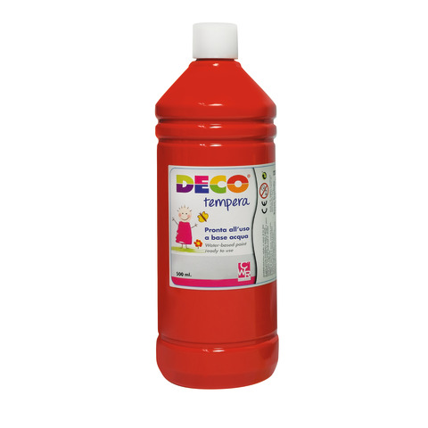 Tempera in flacone Deco 500 ml – rosso scarlatto – PF550/29