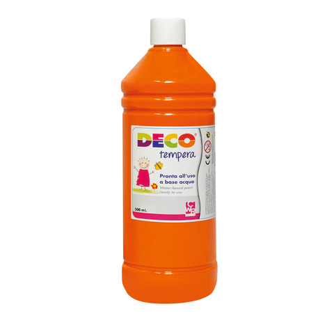 Tempera in flacone Deco 500 ml – arancio – PF550/17