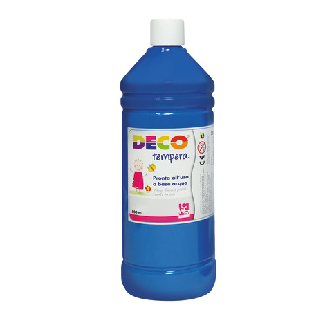 Tempera in flacone Deco 500 ml – ciano – PF550/21