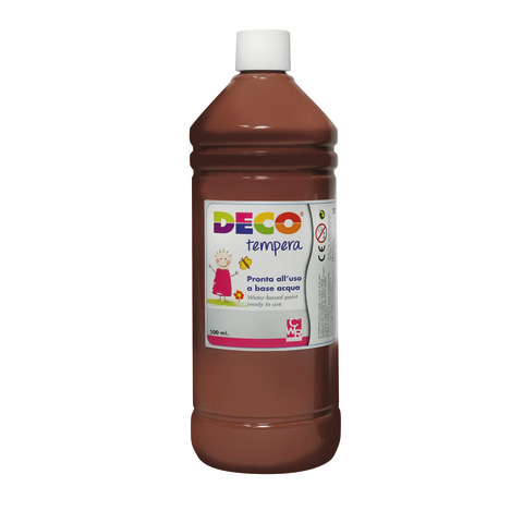 Tempera in flacone Deco 500 ml – marrone – PF550/28
