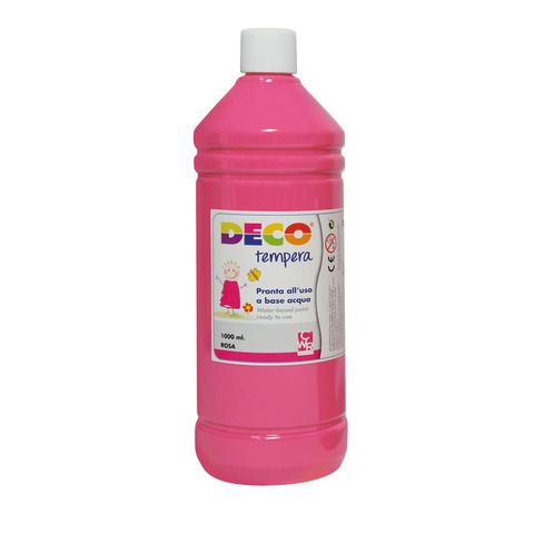 Tempera in flacone Deco 1 L – rosa – 08808/07