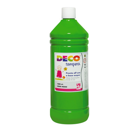 Tempera in flacone Deco 1 L – verde medio – 08808/12