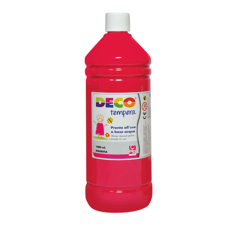 Tempera in flacone Deco 1 L – magenta – 08808/25