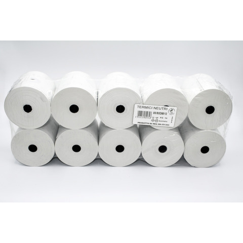 Rotoli stampante termica non fiscale Rotolificio Pugliese conf. 10 pz – 80 mm x 80 m – 8080DM