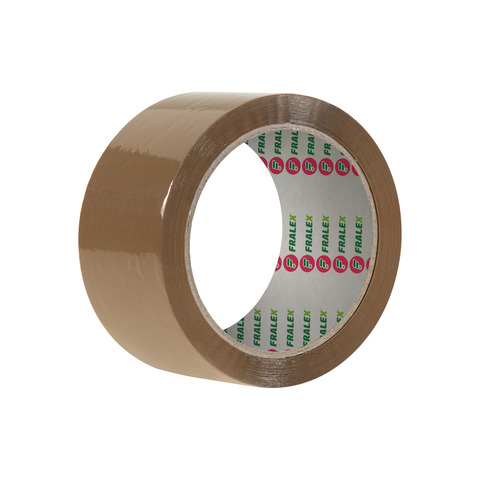 Nastro da imballo silenzioso Fralex 50 mm x 66 m 25µ  – conf. 6 pezzi – avana – 4025080066AP1591