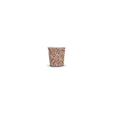 Bicchieri in carta e PE Dopla Green serigrafati ”MOKA” – 100 ml / 3 oz bianco – conf. 50 pz – 42195