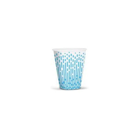 Bicchieri in carta e PE Dopla Green serigrafati ”BRIO” 250 ml / 9 oz bianco – conf. 50 pz – 42198