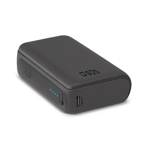 Powerbank SBS 10.000 mAh – 2x Type-C + USB  – 10 W – nero TTBB10000MINIK