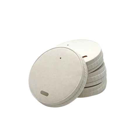 Coperchio per bicchierini da caffè Le Nappage con foro in carta bianco conf. 50 pz 12 cl – KB200016