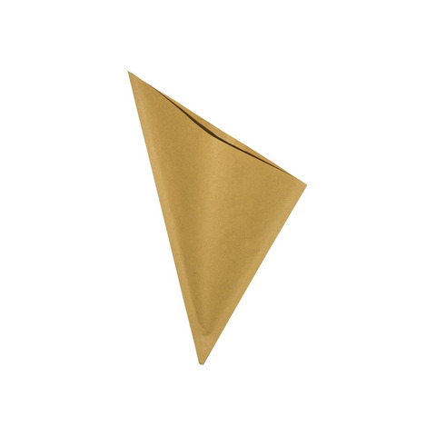 Cono in carta paglia politenata Le Nappage idonei al contatto con alimenti grassi conf. 250 pz 22×22 cm – WRPP8019