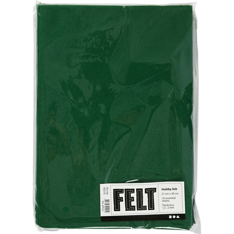Feltro creativo verde A4 Creativ Company A4 45516