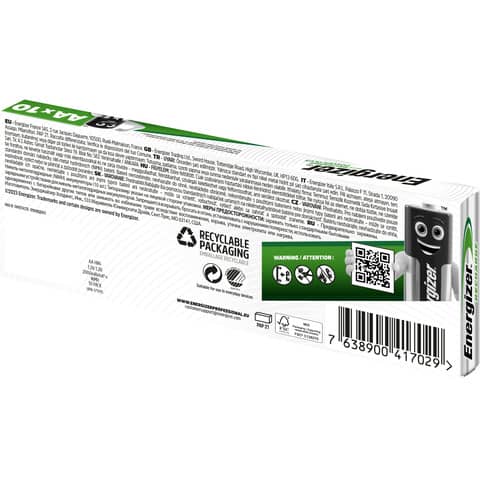 Batterie ricaricabili Energizer Power Plus Rech DP10 AA 2000 mAh – conf. 10 pz – E300850500