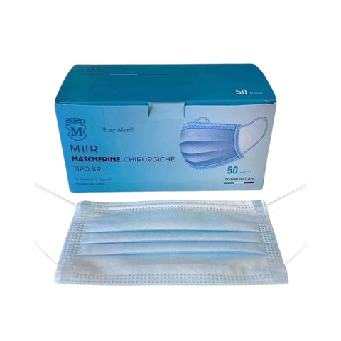 Mascherine chirurgiche monouso Tipo IIR conf. 50 pz azzurro – MIIR