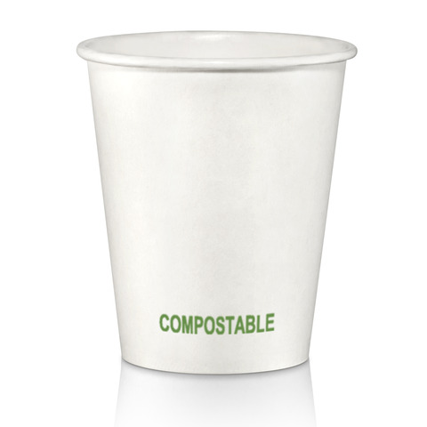 Bicchieri Dopla Green in carta compostabile – 180 ml bianco – conf. 50 pz – 33364