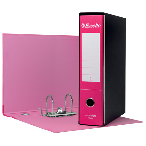 Registratore protocollo Esselte Essentials G75 23×33 cm dorso 8 cm fucsia – 390775900