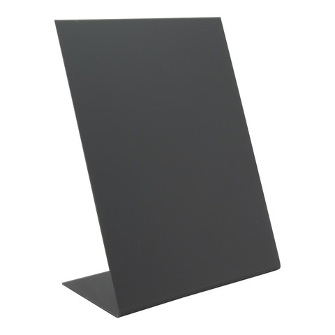 Lavagnette da tavolo a L Securit® in acrilico nero – A5 – conf. 3 pezzi – TBA-BL-A5