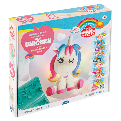Pasta modellabile Didò modella gioca e crea con Maxi Unicorn – 450 g – F362700