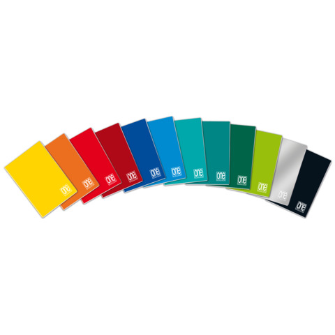 Maxi quaderno One Color A4 – 80 g/m² – 20 ff – A – conf. 3 pezzi – 1408/3
