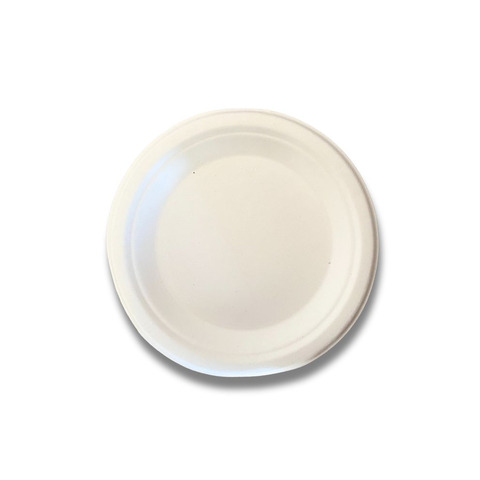 Piatto dessert in bagassa sbiancata Ferrari Bio conf. 100 pz 172×15,8 mm FBIO69