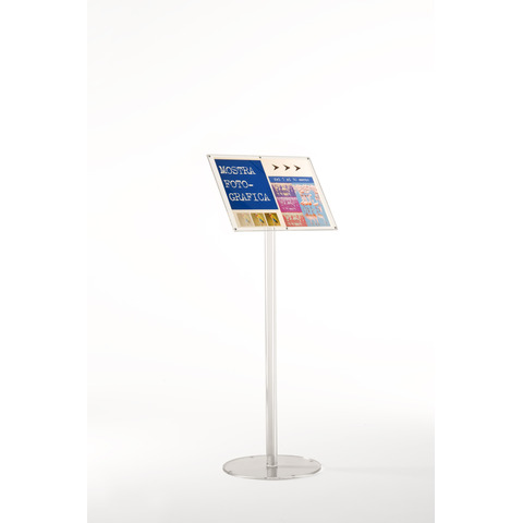 Espositore in acrilico a leggio con porta avvisi magnetico trasparente Tecnostyl A3 – MB021