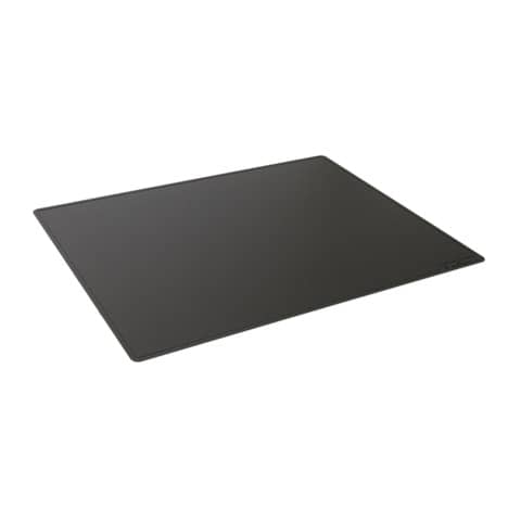 Sottomano Durable 53×40 cm con bordi arrotondati in PPL opaco nero – 7132-01