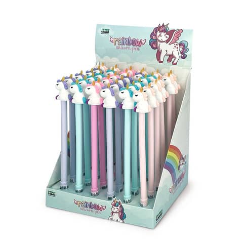 Espositore 36 penne a sfera Lebez Rainbow 4 soggetti assortiti 81895