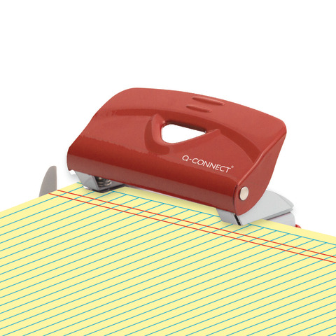 Perforatore a due fori Q-Connect 10 fogli rosso KF14216