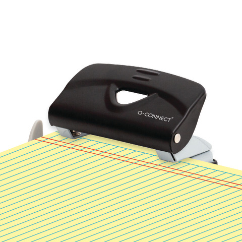 Perforatore a due fori Q-Connect 10 fogli nero KF14214