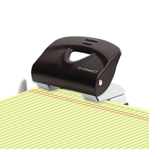 Perforatore a due fori Q-Connect 20 fogli nero KF14217