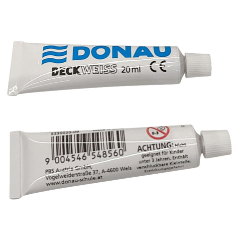 Tempera in tubetto bianco Donau in conf. da 10 pezzi 20 ml – 330432