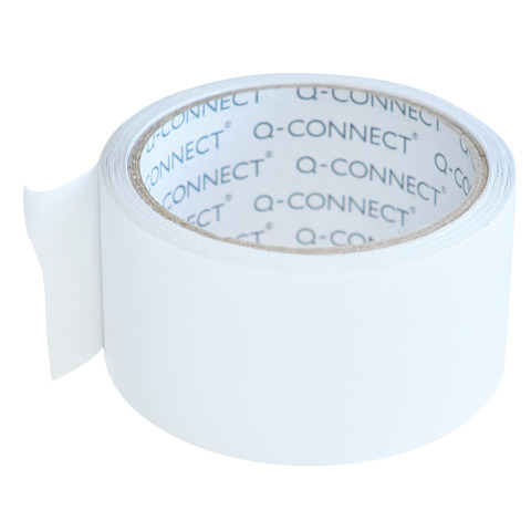 Nastro biadesivo 90 μm Q-Connect – conf. 6 pezzi – 50 mm x 10 m KF17475