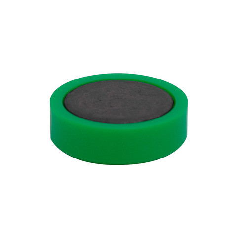 Magneti per lavagne bianche 25 mm Q-Connect verde – conf. 10 pz – KF02641