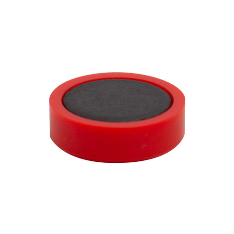 Magneti per lavagne bianche 25 mm Q-Connect rosso – conf. 10 pz – KF02642