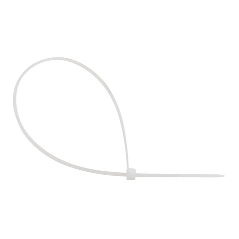 Fascette in nylon trasparente Q-Connect 300×4,8 mm – conf. 100 pz – KF17190