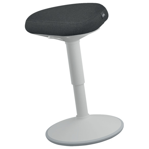 Sgabello Active Comfort da seduta ergonomico Leitz Ergo grigio chiaro – 370x460x377 mm – 65440085