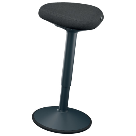 Sgabello Active Comfort in piedi ergonomico Leitz Ergo grigio scuro – 370x610x377 mm – 65450089