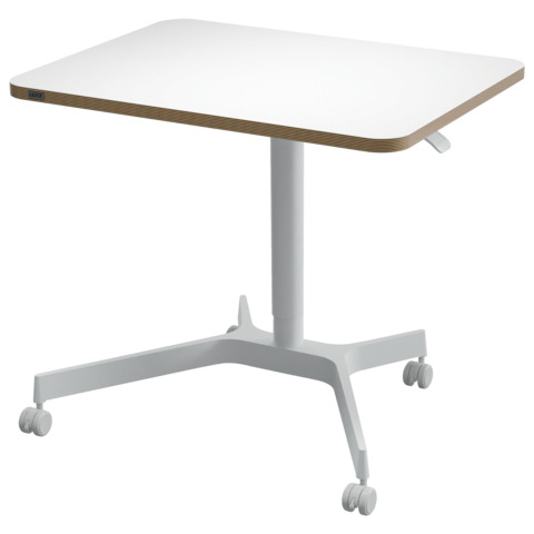 Scrivania compatta Sit – Stand pneumatica Leitz Ergo bianco – 600x650x800 mm – 65360001