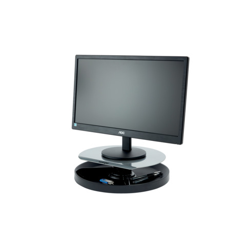 Supporto per monitor Kensington SmartFit™ Spin2 con vassoio rotante di 360° nero – K52787WW