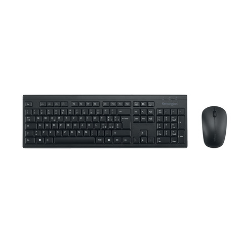 Set mouse + tastiera wireless Kensington KM150 EQ nero non ricaricabile K75562IT