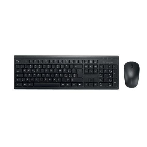 Set mouse + tastiera wireless ricaricabile Kensington KM270 EQ nero ricaricabile – K75560IT