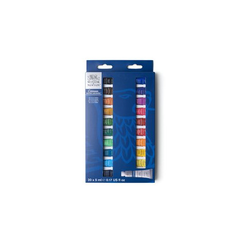 Acquerelli Winsor&Newton Cotman – conf. 20 tubetti da 5 ml in colori assortiti 0390665