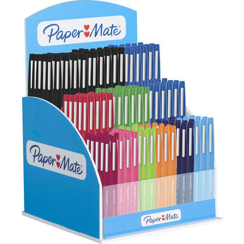 Espositore 168 penne punta in fibra Paper Mate Flair colori assortiti – 2204191