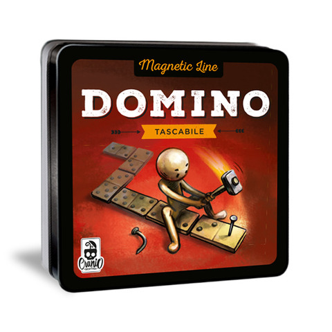 Gioco tascabile Cranio Creations Magnetic Line – Domino eta’ 4+ 2 giocatori – CC355