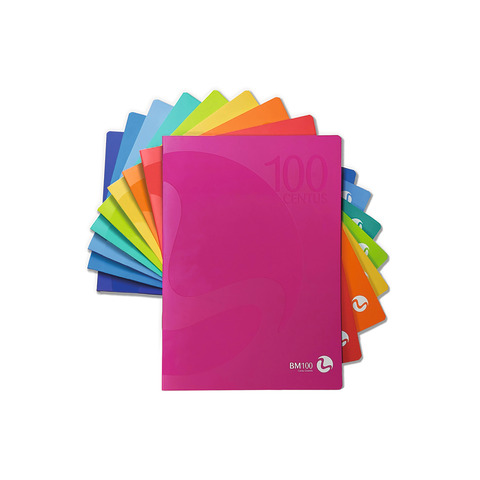 Maxi quaderno BM Arti Grafiche Be More Centus A4 – 100 g/m² – 18+1 ff – C – assortiti – conf. 12 pezzi – 0101031