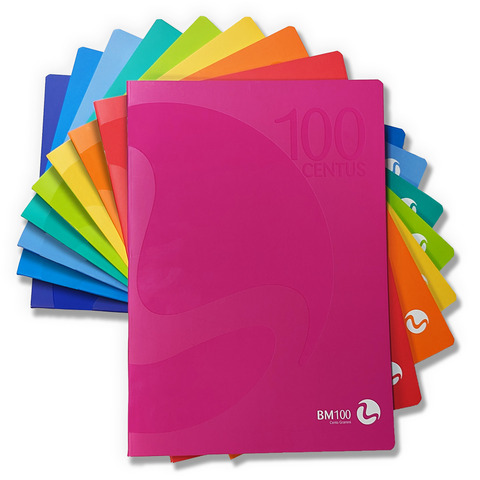 Maxi quaderno BM Arti Grafiche Be More Centus A4 – 100 g/m² – 18+1 ff – 4F – assortiti – conf. 12 pezzi – 0101037