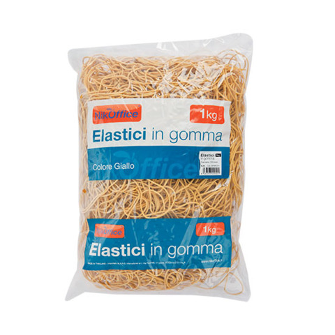 Elastici in gomma Nikoffice busta da 1 Kg Ø 90 mm – 06NIK023