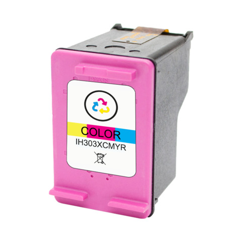 Cartuccia Aster rigenerata HP 303XL Tricolore – T6N03AE ciano/magenta/giallo – IH303XCMYR